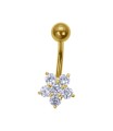 Belly Piercing with Titanium Bar BP-2112-TI